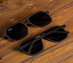 زالو - شكل طيارين جوزي ‏Zalo Sunglasses –Black Aviator design