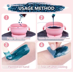 جهاز تسخين الشمع الكهربائي 400 مل Electric wax warmer 400ml