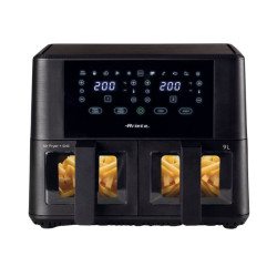 قلاية هوائية مزدوجة 9 لتر Air Fryer 9L Double Glass Basket