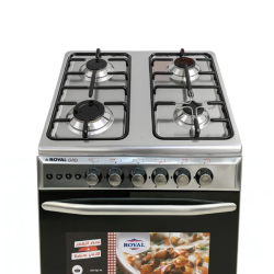 طباخ رويال كاز المصري حجم 60×60 ستيل Royal Gas Egyptian Cooker, 60x60 cm, Steel
