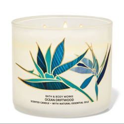 شمعة أوشن دريفتوود Ocean Driftwood 3 Wick Candle