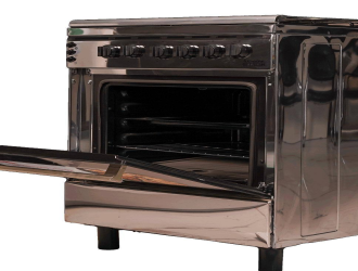 طباخ فريش رينبو 60 × 60 - 4 شعلة أستانلس ستيل Fresh Rainbow 60 x 60 Cooker - 4 Burners Stainless Steel