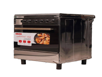 طباخ فريش رينبو 60 × 60 - 4 شعلة أستانلس ستيل Fresh Rainbow 60 x 60 Cooker - 4 Burners Stainless Steel
