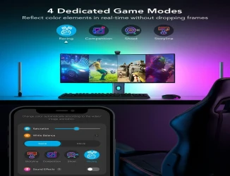ضوء ألعاب Govee DreamView G1 Pro – شريطين ضوء (موديل H604A) ضوء ألعاب Govee DreamView G1 Pro – شريطين ضوء (موديل H604A)