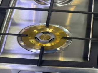 طباخ  انسايد 5 مشاعل نظام بوري - ستيل Inside Gas Cooker - 5 Burners - Steel