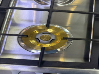 طباخ انسايد - 5 مشاعل نظام بوري اسود Inside Gas Cooker - 5 Burners - Black
