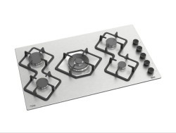 طباخ بلت ان غازي انسايد - ستيل  - 5 مشاعل Indoor Gas Cooker - Steel - 5 Burners