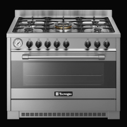 طباخ تكنوكاز الإيطالي الفاخر – 5 شعلات Luxury Italian Tecnogas cooker – five stainless steel burners