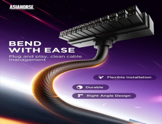 كيبل امداد 24 بن ادرسبل Hydrus ARGB PSU Extension Cable ( 24PIN 40CM )