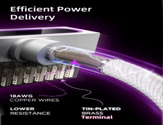 كيبل امداد 24 بن ادرسبل Hydrus ARGB PSU Extension Cable ( 24PIN 40CM )