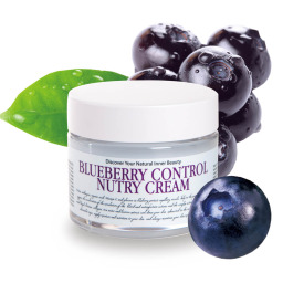 كريم مرطب ومغذي بالتوت الأزرق لجميع أنواع البشرة Acaci Blueberry Control Nutry Moisturizing Cream