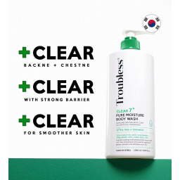غسول الجسم تروبلس كلير 7 بلس ترطيب نقي Clear 7 Plus Pure Moisture Body Wash