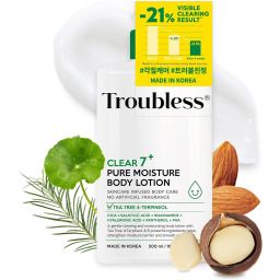 لوشن مرطب ومنقي للجسم بخلاصة شجرة الشاي Clear 7+ Tea Tree Terpineol Pure Moisture Body Lotion
