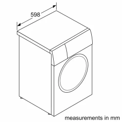 غسالة ملابس أوتوماتيك سيريز 8 تحميل امامي 9 كيلوغرام Serie 8 Front Loading Auto Washing Machine 8KG