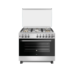 طباخ انسايد - 6 مشاعل - نظام بوري Inside Gas Cooker - 6 Burners - Steel -