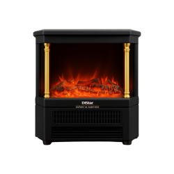 مدفأه كهربائيه منظر فحم وهيتر دايستر Electric heater, display and Dister heater