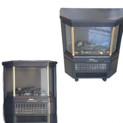 مدفأه كهربائيه منظر فحم وهيتر دايستر Electric heater, display and Dister heater