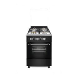 طباخ انسايد - 4 مشاعل نظام بوري Inside Gas Cooker - 4 Burners - Black