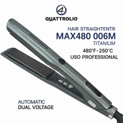 مكواة شعر كواتروليو ماكس 480 تيتانيوم Quattrolio MAX480 Titanium Hair Straightener