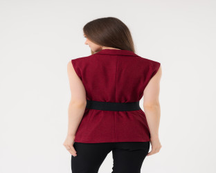 سترة بليزر (فيست) نسائية بدون أكمام Women's Sleeveless Blazer Vest