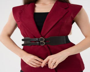 سترة بليزر (فيست) نسائية بدون أكمام Women's Sleeveless Blazer Vest