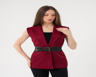 سترة بليزر (فيست) نسائية بدون أكمام Women's Sleeveless Blazer Vest