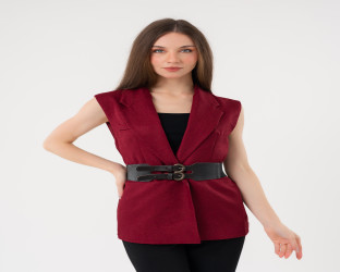 سترة بليزر (فيست) نسائية بدون أكمام Women's Sleeveless Blazer Vest