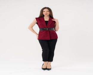 سترة بليزر (فيست) نسائية بدون أكمام Women's Sleeveless Blazer Vest