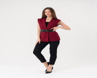 سترة بليزر (فيست) نسائية بدون أكمام Women's Sleeveless Blazer Vest
