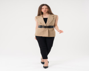 سترة بليزر (فيست) نسائية بدون أكمام Women's Sleeveless Blazer Vest