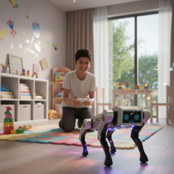 كلب آلي تفاعلي ذكي (روبوت) Interactive Smart Robotic Dog (Robot)
