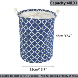 سلة غسيل كتان قابلة للطي مقاومة للماء Waterproof foldable linen laundry basket