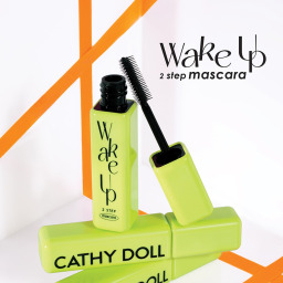ماسكارا ويك أب من خطوتين لتطويل وتكثيف الرموش من كاثي دول Wake Up 2 Step Mascara – Length & Volume