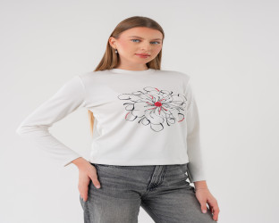 قميص نسائي بأكمام طويلة Women's Long-Sleeve Shirt