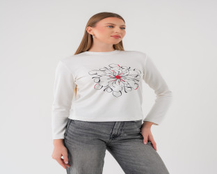 قميص نسائي بأكمام طويلة Women's Long-Sleeve Shirt