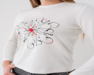 قميص نسائي بأكمام طويلة Women's Long-Sleeve Shirt