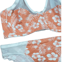 سيت حمالة ولباس نسائي يومي قطن طبيعي 100% كاب C بعضم SET BRA 517-01