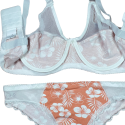 سيت حمالة ولباس نسائي يومي قطن طبيعي 100% كاب C بعضم SET BRA 517-01