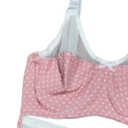 سيت حمالة ولباس نسائي يومي قطن طبيعي 100% كاب C بعضم SET BRA 517-06