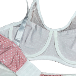 سيت حمالة ولباس نسائي يومي قطن طبيعي 100% كاب C بعضم SET BRA 517-06