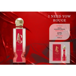 عطر آي نيد يو روج Eau De Parfum للنساء 100 مل Asten I Need You Rouge Eau De Parfum Women's Perfume 100ml
