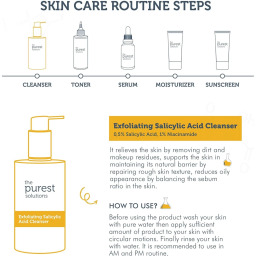 غسول مقشر بحمض الساليسيليك 400 مل Exfoliating Salicylic Acid Facial Cleanser 400ml