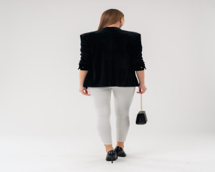 سترة مخملية نسائية Women's  Velvet Blazer