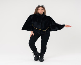 معطف نسائي Women's belted Poncho