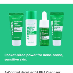 سيت إيه كنترول المصغر للعناية بالبشرة- 4 قطع A-Control Mini Skincare mini Kit- 4 pcs