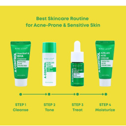 سيت إيه كنترول المصغر للعناية بالبشرة- 4 قطع A-Control Mini Skincare mini Kit- 4 pcs
