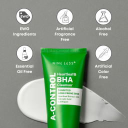 غسول رغوي بحمض الساليسيليك وهارتليف للبشرة الدهنية A-Control Heartleaf & BHA Cleanser
