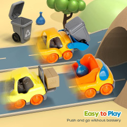 شاحنة قمامة المدينة المزدحمة للأطفال The busy city garbage truck for children