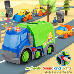 شاحنة قمامة المدينة المزدحمة للأطفال The busy city garbage truck for children