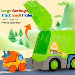 شاحنة قمامة المدينة المزدحمة للأطفال The busy city garbage truck for children